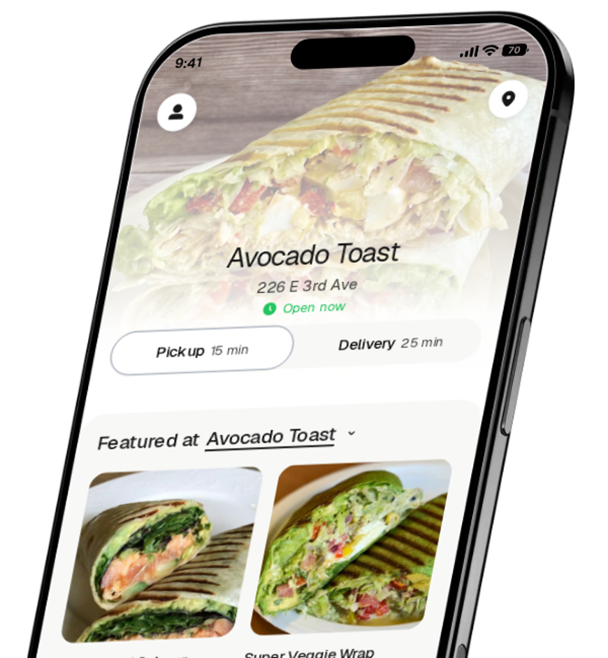Avocado Toast app preview