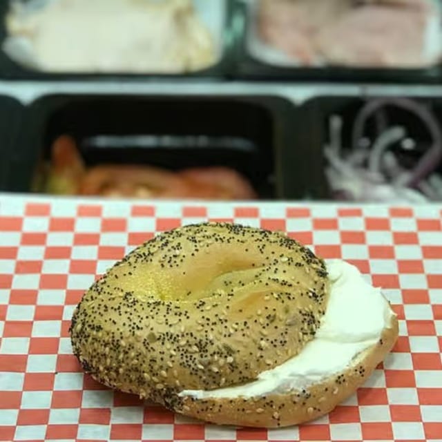 #9 Bagel with Cream Cheese.