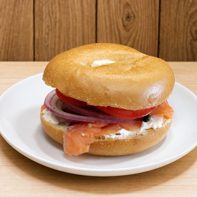 #11 Lox Bagel.