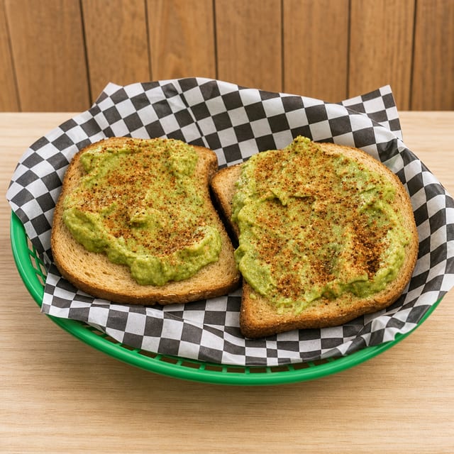 #12 Avocado Toast with Tajin Seasoning.