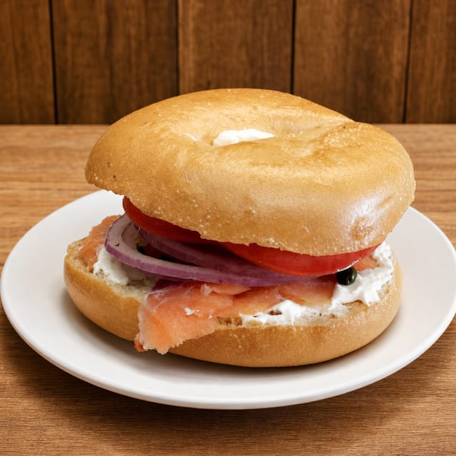 #11 Lox Bagel.