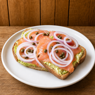#15 Avocado Toast with Smoked Salmon