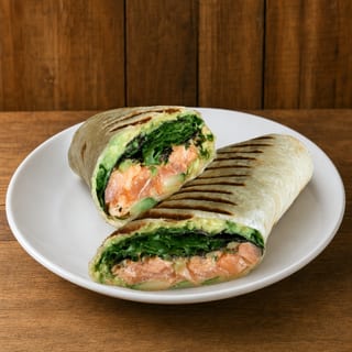 Sweet Chili Salmon Avocado Wrap
